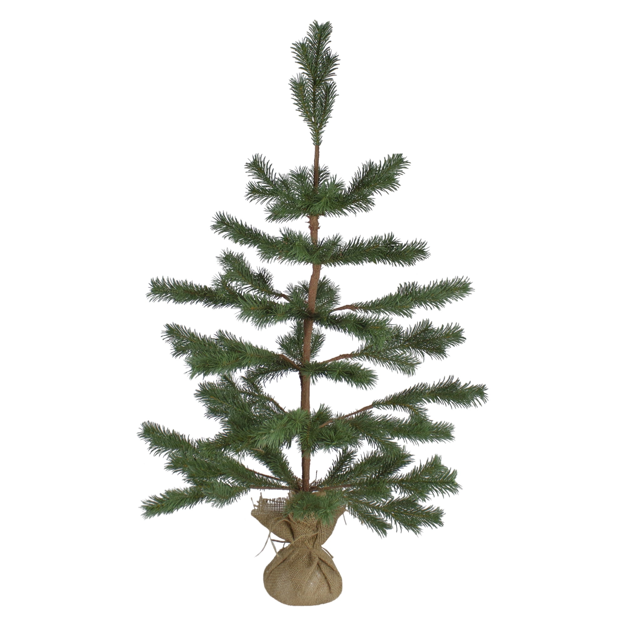 21 Inch Rustic Green Miniature Artificial Tree Unlit for Table Top Window Sill Desk Easy to Decorate Counter Top Holiday Essence Tabletop Mini Christmas Tree