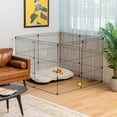 thumbnail image 3 of IRIS USA 36" Exercise 8 Panel Wire Metal Pet Playpen for Dog,Cat, 3 of 6