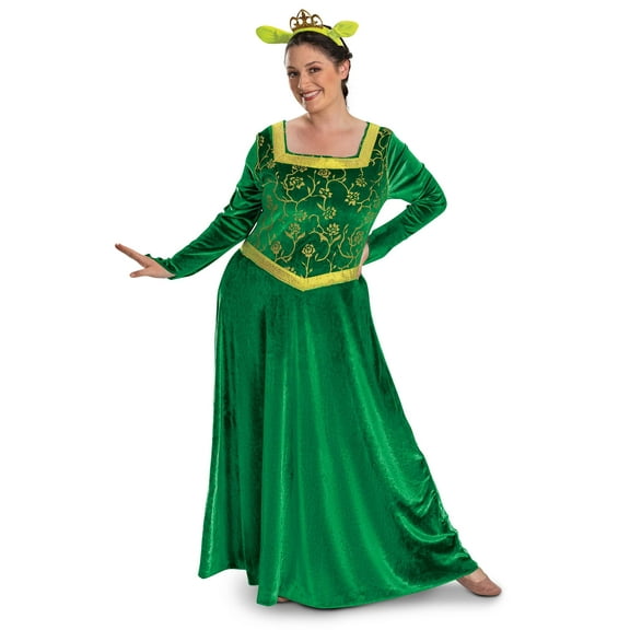 Women's Deluxe Shrek Fiona Costume Dress