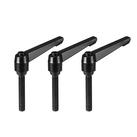 Poignée Réglable Levier Serrage Filetage Externe M4-M16 Orange - Outils Machines