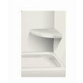 thumbnail image 3 of Transolid 14" x 14" Solid Surface Wall-Mount Corner Decor Shower Seat, Available in Various Colors, 3 of 7