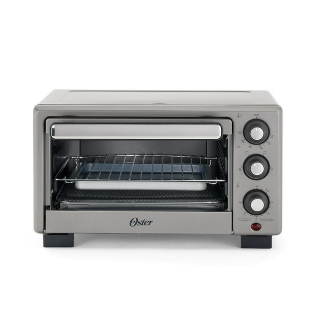 Horno Eléctrico Oster con Freidora de Aire con Capacidad de 17L 2224921 Color Plata