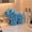 Blue Dog, variant on Dog-shaped hand towel, bathroom microfiber towel, soft water-absorbent chenille hand puff Cute fuzzy animal hand drying puff, suitable for kitchen, bathroom and kids, lovely puppy home decoration