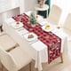 thumbnail image 4 of Ganfancp Christmas Home Decoration Supplies Camino de Mesa de Tejido de Punto Mantel de Navidad Creativo Ofertas de La Semana 1X Mantel, 4 of 6