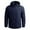 Dark Blue, variant on Herrnalise Men's Thin Jacket Casual Sports Windbreaker Hooded Jacket Dark Blue