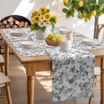 thumbnail image 6 of Placemats Set of 6, Gray Floral Place Mats Watercolor Wildflowers Tablemats Washable Placemat Table Decoration for Kitchen Table Dinner Party Home Decor Indoor Outdoor 13x19 Inch, 6 of 9