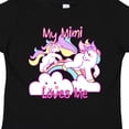 thumbnail image 4 of Inktastic My Mimi Loves Me Unicorn Girls Toddler T-Shirt, 4 of 5