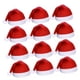 thumbnail image 2 of 12 piezas de gorro de Papá Noel para fiestas navideñas para adultos, unisex, cómodos, para Navidad, Año Nuevo, suministros festivos para fiestas, color rojo, 2 of 12