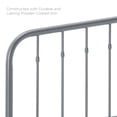 thumbnail image 6 of Modway Lennon King Metal Headboard in Gray, 6 of 8