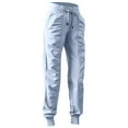 thumbnail image 4 of LNGOOR Women‘s Running Pants High Waisted Drawstring Quick Dry Jogger Sweatpants Casual Workout Sport Trousers with Pockets Ladies Clothes, 4 of 5
