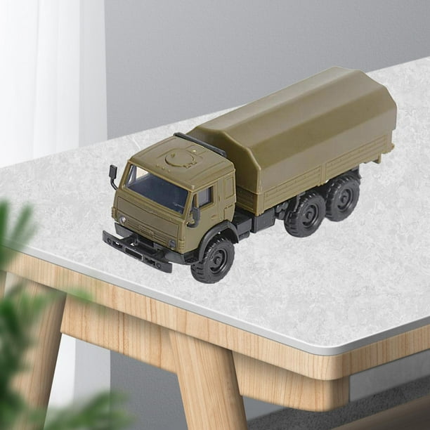 Camión de juguete a escala 1:72, rompecabezas en miniatura, camión de carga para recuerdo, adultos, niños, decoración de mesa, coleccionables