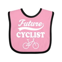 Inktastic Future Cyclist Childs Bicyle Boys or Girls Baby Bib