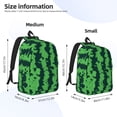 thumbnail image 3 of KLL Green Stripes Of Watermelon Print Travel Laptop Backpack - College Backpack Business Work Bag Nurse Bag Casual Daypack for Weekender Business Hiking -Medium, 3 of 6