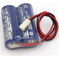 thumbnail image 5 of (2-Pack) CR17450-2WK27 / D80UB016170 3V Replacement PLC Battery 2*CR17450 Battery Pack for Mazak Relocation Detection 2CR17450 3V Battery, CR17450 Two Parallel Batteries, 5 of 7