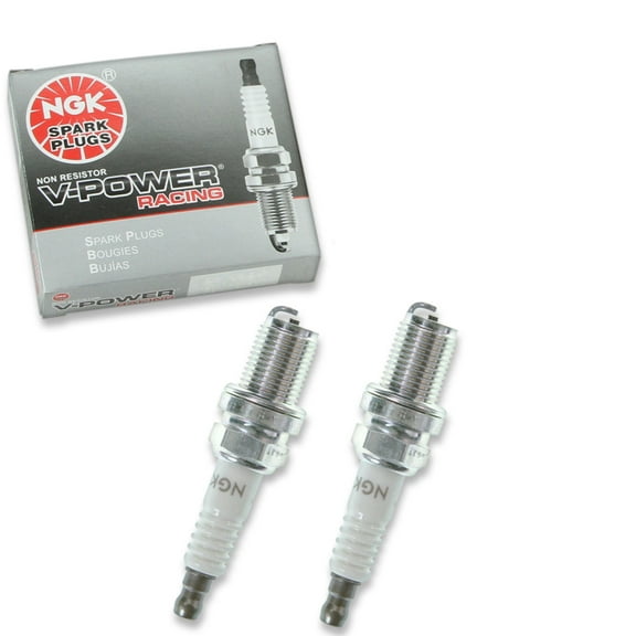 2 pc NGK 4554 V-Power Racing Spark Plugs for 2614 297 3934 4030 41XL 7530 763 785 AR3934 C61C C61CX F4CS W24ES-U W4C W4C1 W4CC Ignition Wire Secondary