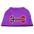 thumbnail image 3 of Bone Shaped Norway Flag Screen Print Shirts Purple Xs (8), 3 of 3