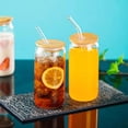 thumbnail image 4 of Shisuyan Glass Bottles With Lids Synthetic Material 2 Sets 11.8x7.9x4.7In, 4 of 8