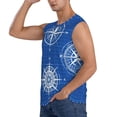 thumbnail image 3 of Balery Compass Men's Sleeveless Muscle Shirts Workout Tank Top, Moisture Wicking, Odor Protection-3X-Large, 3 of 8