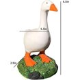thumbnail image 5 of Magnetic Goose Key Holder,Cute Silly Goose Statue Key Hanging Holder,Funny Keychain Home Decor,Animal Ornament for Home, Office Decor, 5 of 5