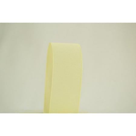 - Ribbon Bazaar Solid Grosgrain Ribbon 1-1/2 inch Ivory 50 yards 100% Polyester