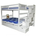 thumbnail image 1 of Staircase Full over Full Bunk Bed with Drawers, 1 of 2