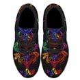 thumbnail image 2 of Rise From Your Ashes Phoenix LGBT Shoes Sneakers for Women Men Black Size 7.5, 2 of 7