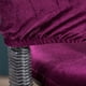 thumbnail image 4 of Cómoda funda de terciopelo para silla de oficina, silla giratoria, silla ejecutiva, color Morado oscuro, 4 of 5