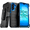 Black Blue, variant on Samsung Galaxy A17 Defender Case, Black / Blue