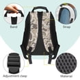 thumbnail image 4 of Aplkyhs Duck Camouflage Bow 4Pcs Kids Backpack for Girls with Lunch Box Pencil Case Water Bottle Carrier with Strap Suitable for Elementary Middle School High School, 4 of 7