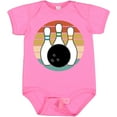 thumbnail image 3 of Inktastic Bowling Pins Ball Bowler Retro Sunset Boys or Girls Baby Bodysuit, 3 of 5
