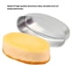 thumbnail image 5 of 10 Uds Mini forma ovalada de huevo aleación de aluminio Metal molde para pastel de queso molde para pan soporte para tarta pudín Je, 5 of 5