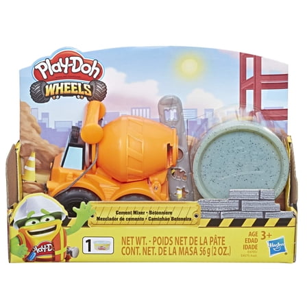 Play-Doh Wheels Mini Cement Truck Toy with Play-Doh Buildin' Compound