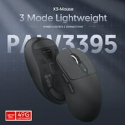 ATTACK SHARK X3 Optical USB Wireless Office Mouse, Black