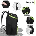 thumbnail image 3 of Bolsa para equipamiento deportivo GRANDUP 50x34x22 cm Negro Verde, 3 of 7