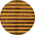 thumbnail image 1 of Ahgly Company Indoor Round Abstract Red Brown Oriental Area Rugs, 7' Round, 1 of 6
