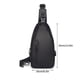 thumbnail image 4 of Bolso pectoral para hombre | Mochila bandolera para el hombro | Nylon ligero multifuncional | Resistente al agua | Múltiples compartimentos | Moda Casual | 32x16x7cm | Para la escuela, el, 4 of 9