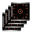 thumbnail image 5 of Ez Aim Adhesive Splash Reactive Paper Shooting Targets, Accuracy Grid, 12"W X 12"H, 4-Pack, Black/Orange, 5 of 6