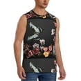 thumbnail image 2 of Easygdp Butterfly with Fowers Men's Breathable Tank Tops Sleeveless Sporty T Shirts for Basketball, Mountaineering, Bodybuilding -Small, 2 of 8