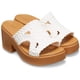 thumbnail image 1 of Sandalia Crocs Brooklyn Tejida con Tacón, Color Tiza, Talla 11, 1 of 6