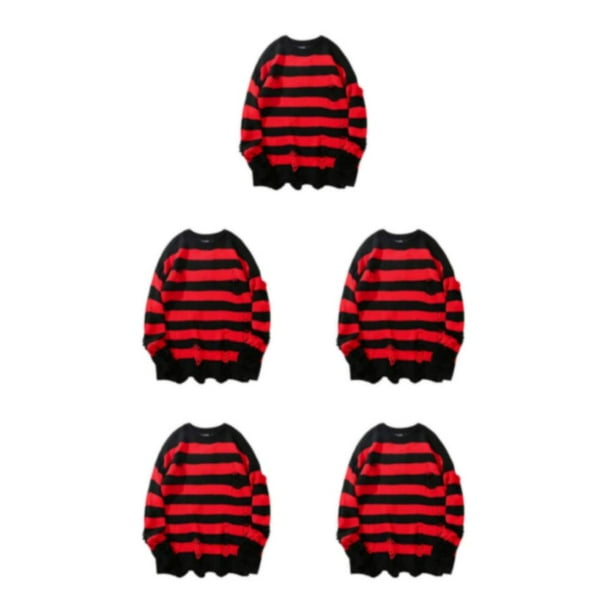 Black red sweater hot sale