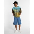 thumbnail image 2 of Kacey Lee Men's and Big Men's Space Cowboy Graphic Tee, Sizes S-2XL, 2 of 5