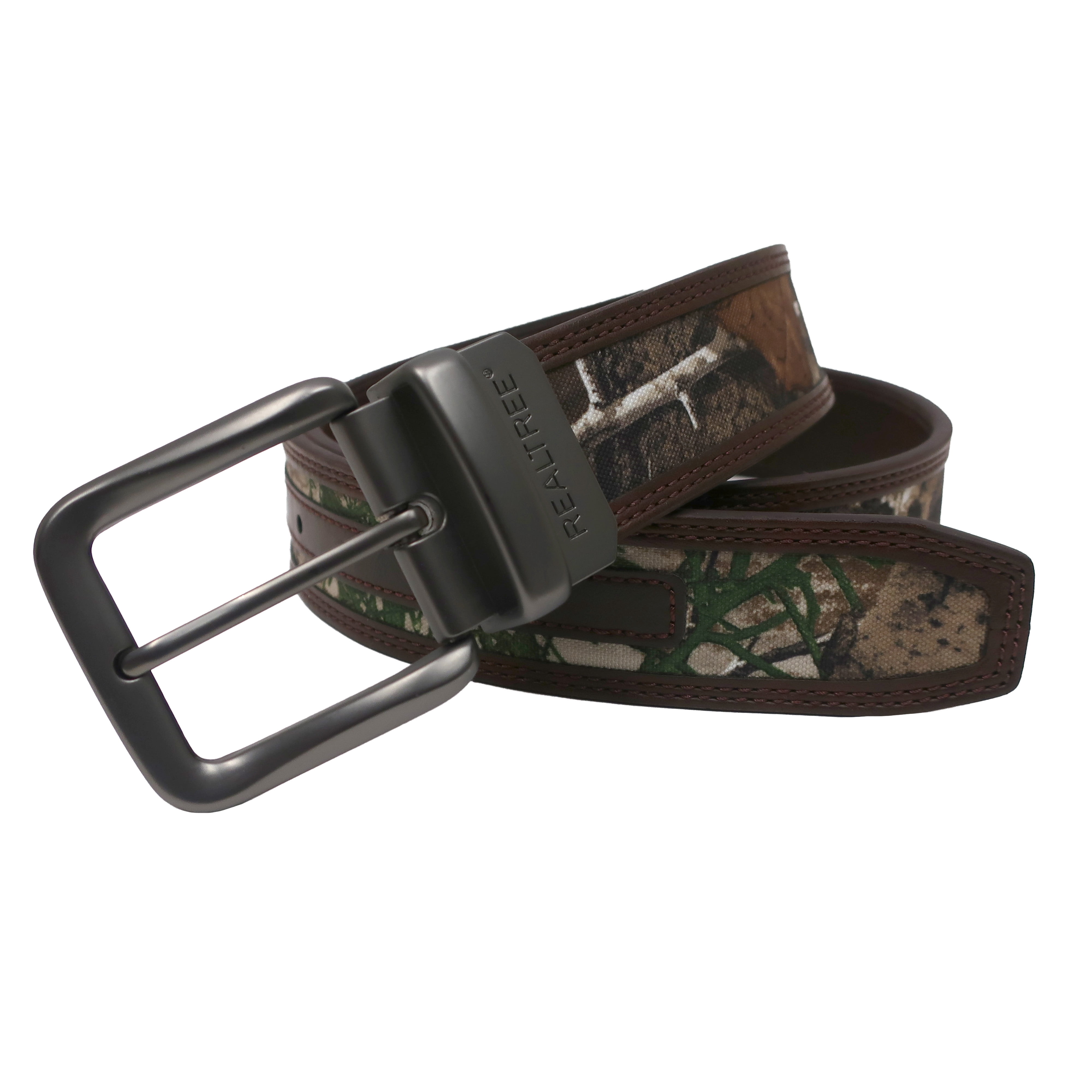 Realtree Men's Edge to Brown Reversible Belt Size S/M