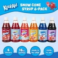 thumbnail image 2 of Kool-Aid Snow Cone Syrup 6-Pack, 16-oz Bottles: Peach Mango, Sharkleberry, Tropical Punch, Blue Raspberry, Cherry, Grape, 2 of 8