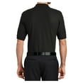 thumbnail image 2 of Mens Silk Touch Polyester/Cotton Polo with Pocket Black X-Small, 2 of 6
