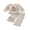 Apricot, variant on Cjfdfy Toddler Baby Girl Thanksgiving Outfit Little Turkey Embroidery Long Sleeve Dot Waffle Knit Tops Pants Set Little Baby Cute My First Thanksgiving Fall Winter Outfit