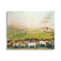 Stupell Industries The Cornell Farm Edward Hicks Classic Farm Painting Painting Gallery Wrapped Canvas Print Wall Art, Design by one1000paintings