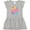 AC-Heather Grey, variant on Inktastic Nana and Pops Love Me Retro Flowered Girls Toddler Dress