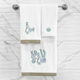 thumbnail image 4 of Authentic Hotel and Spa  Turkish Cotton Aaron 2PC Embellished Bath Towel Set Charcoal, 4 of 5