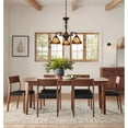 thumbnail image 3 of Chloe Lighting Liaison 3-Light Victorian Glass Chandelier in Multi-Color, 3 of 9