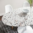 thumbnail image 6 of Lippa 60" Oval Terrazzo Dining Table, 6 of 6